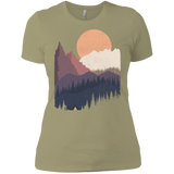 T-Shirts Light Olive / X-Small Scenic Camping Women's Premium T-Shirt
