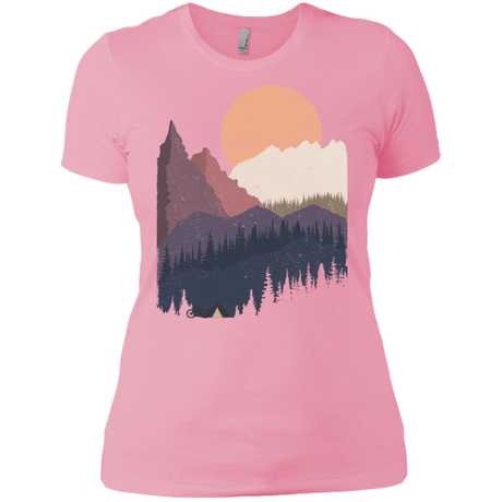 T-Shirts Light Pink / X-Small Scenic Camping Women's Premium T-Shirt