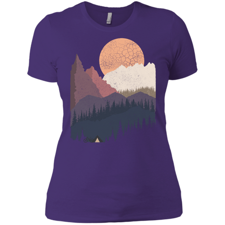 T-Shirts Purple Rush/ / X-Small Scenic Camping Women's Premium T-Shirt