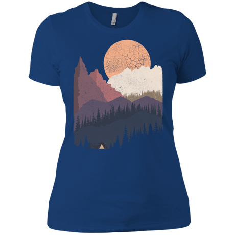 T-Shirts Royal / X-Small Scenic Camping Women's Premium T-Shirt