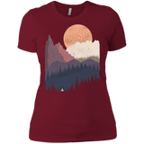 T-Shirts Scarlet / X-Small Scenic Camping Women's Premium T-Shirt