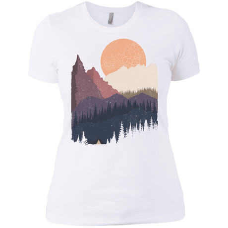 T-Shirts White / X-Small Scenic Camping Women's Premium T-Shirt