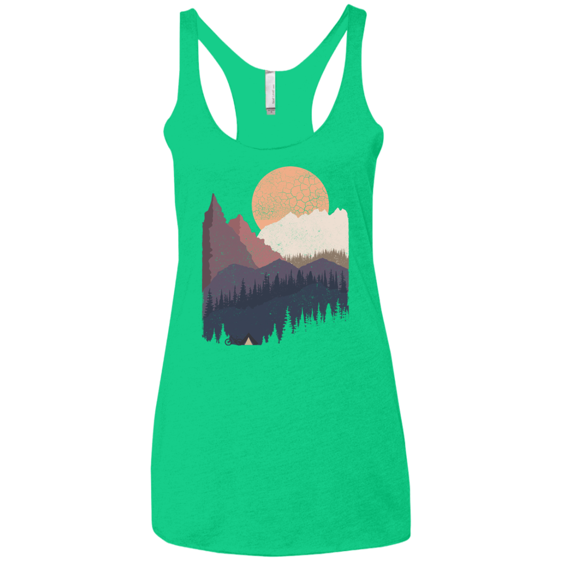 Scenic Camping Women's Triblend Racerback Tank