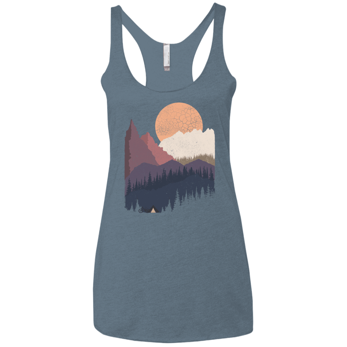 Scenic Camping Women's Triblend Racerback Tank