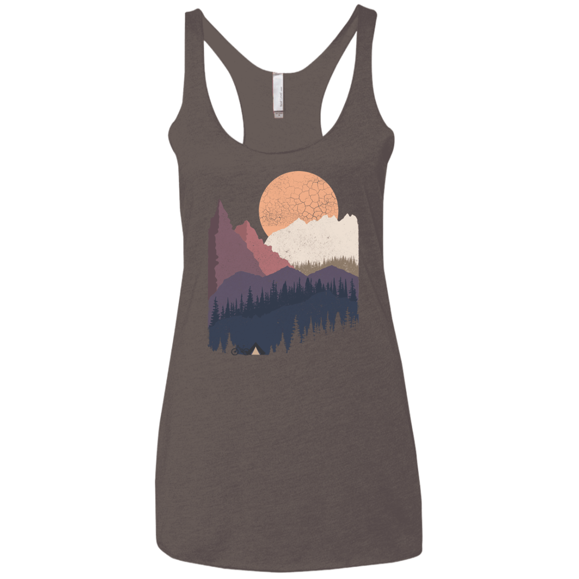 Scenic Camping Women's Triblend Racerback Tank