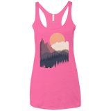 Scenic Camping Women's Triblend Racerback Tank