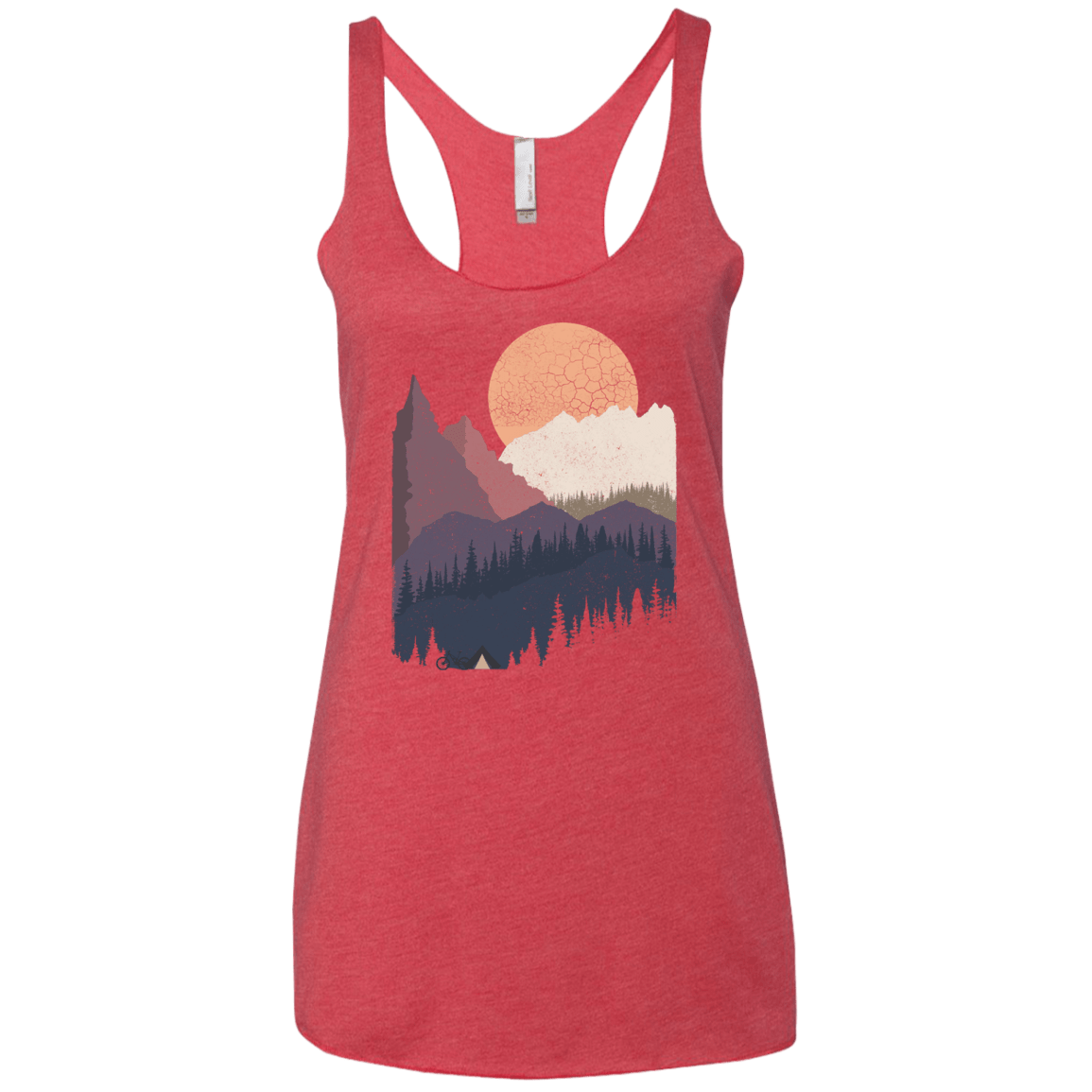Scenic Camping Women's Triblend Racerback Tank