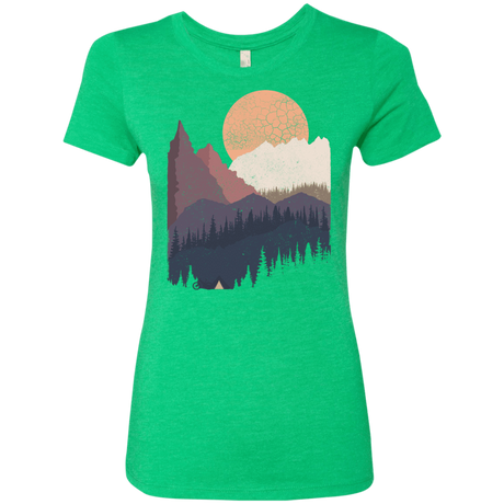 T-Shirts Envy / S Scenic Camping Women's Triblend T-Shirt