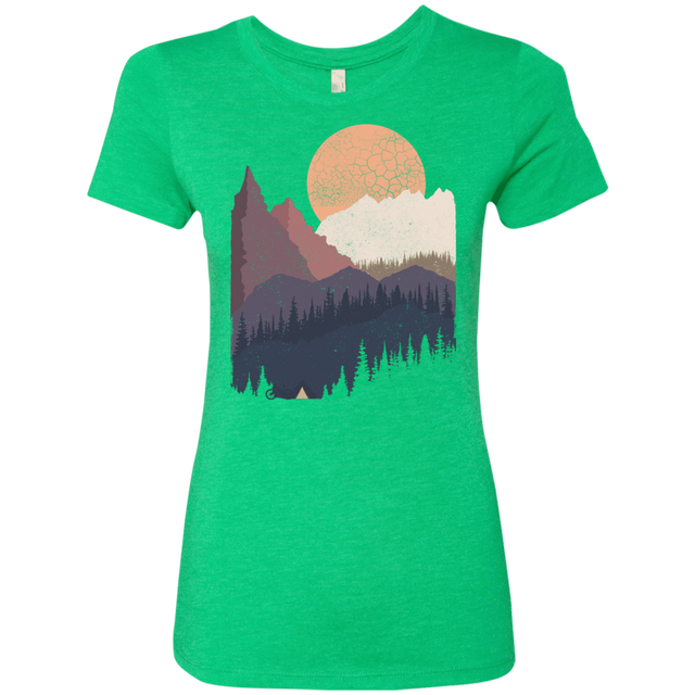 T-Shirts Envy / S Scenic Camping Women's Triblend T-Shirt