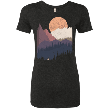 T-Shirts Vintage Black / S Scenic Camping Women's Triblend T-Shirt