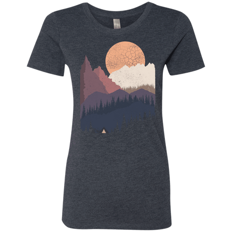 T-Shirts Vintage Navy / S Scenic Camping Women's Triblend T-Shirt
