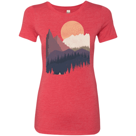 T-Shirts Vintage Red / S Scenic Camping Women's Triblend T-Shirt