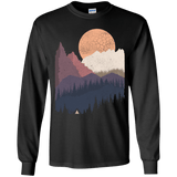 Scenic Camping Youth Long Sleeve T-Shirt