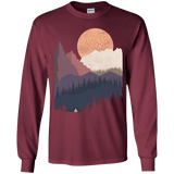 Scenic Camping Youth Long Sleeve T-Shirt