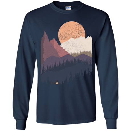 Scenic Camping Youth Long Sleeve T-Shirt