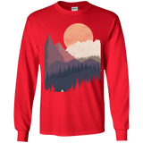 Scenic Camping Youth Long Sleeve T-Shirt