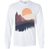Scenic Camping Youth Long Sleeve T-Shirt