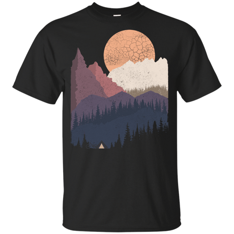 T-Shirts Black / YXS Scenic Camping Youth T-Shirt