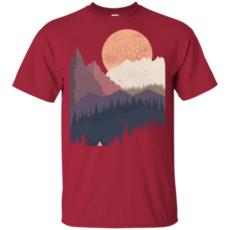 T-Shirts Cardinal / YXS Scenic Camping Youth T-Shirt