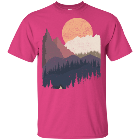 T-Shirts Heliconia / YXS Scenic Camping Youth T-Shirt