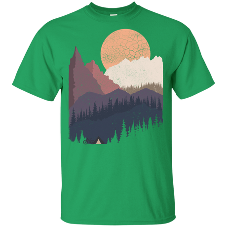 T-Shirts Irish Green / YXS Scenic Camping Youth T-Shirt