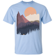 T-Shirts Light Blue / YXS Scenic Camping Youth T-Shirt