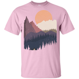T-Shirts Light Pink / YXS Scenic Camping Youth T-Shirt