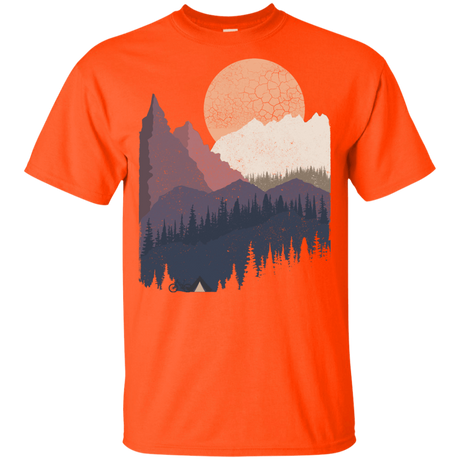 T-Shirts Orange / YXS Scenic Camping Youth T-Shirt