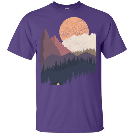 T-Shirts Purple / YXS Scenic Camping Youth T-Shirt