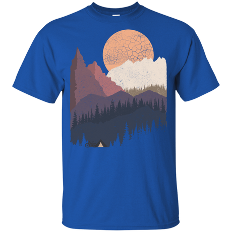T-Shirts Royal / YXS Scenic Camping Youth T-Shirt