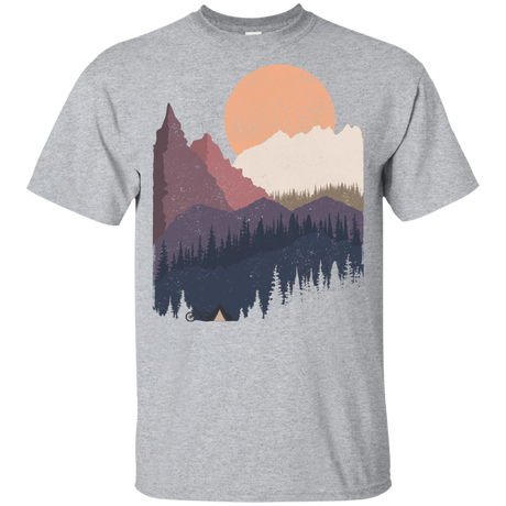 T-Shirts Sport Grey / YXS Scenic Camping Youth T-Shirt