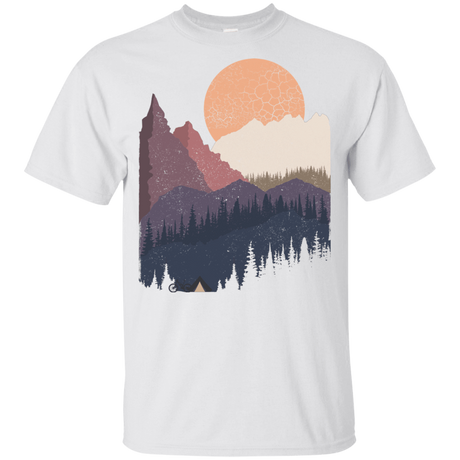 T-Shirts White / YXS Scenic Camping Youth T-Shirt
