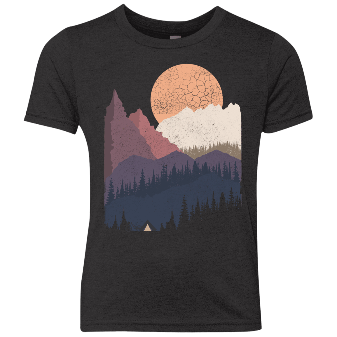 Scenic Camping Youth Triblend T-Shirt