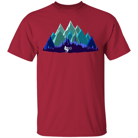 T-Shirts Cardinal / S Scenic Mountain Bike Ride T-Shirt