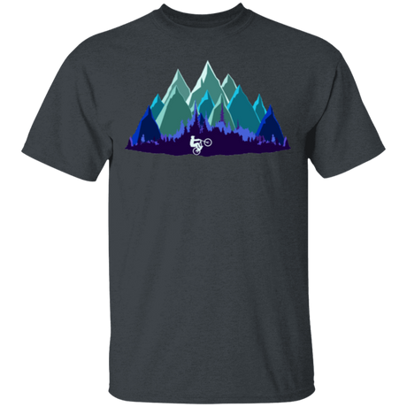 T-Shirts Dark Heather / S Scenic Mountain Bike Ride T-Shirt