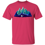 T-Shirts Heliconia / S Scenic Mountain Bike Ride T-Shirt