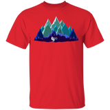 T-Shirts Red / S Scenic Mountain Bike Ride T-Shirt