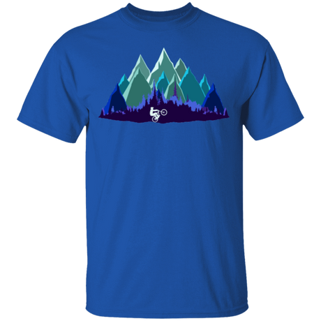 T-Shirts Royal / S Scenic Mountain Bike Ride T-Shirt