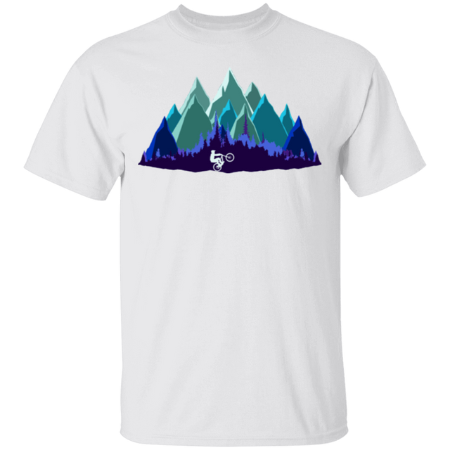 T-Shirts White / S Scenic Mountain Bike Ride T-Shirt