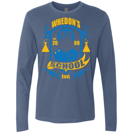 T-Shirts Indigo / Small School of Evil Men's Premium Long Sleeve