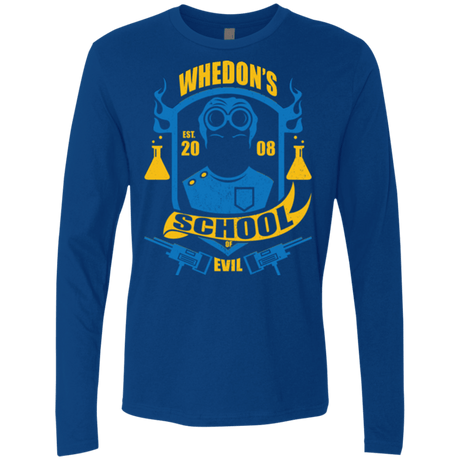 T-Shirts Royal / Small School of Evil Men's Premium Long Sleeve