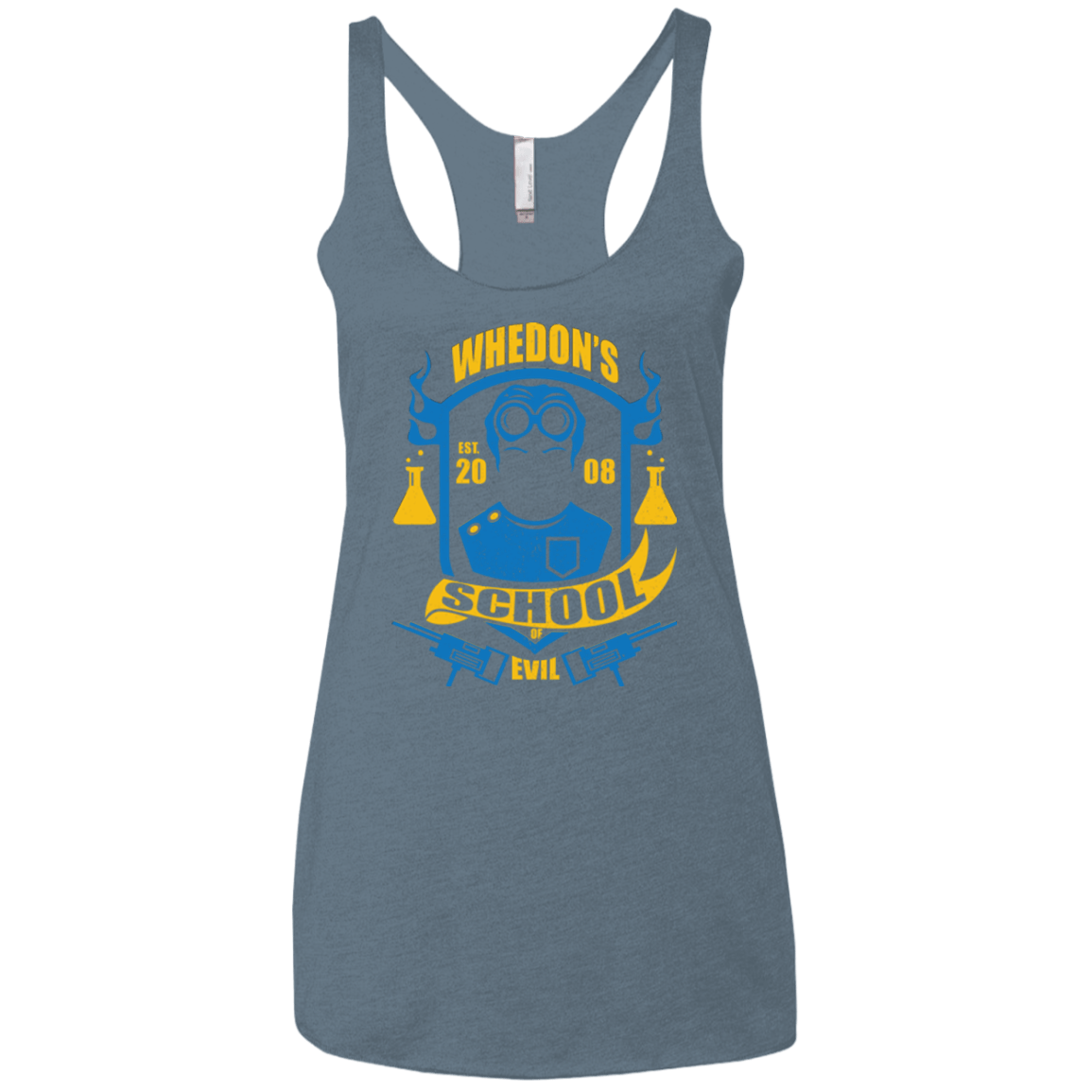 T-Shirts Indigo / X-Small School of Evil Women's Triblend Racerback Tank