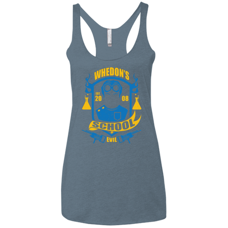 T-Shirts Indigo / X-Small School of Evil Women's Triblend Racerback Tank