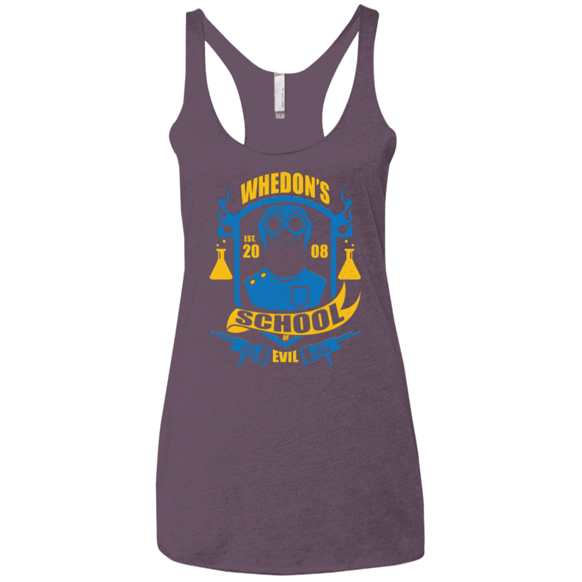 T-Shirts Vintage Purple / X-Small School of Evil Women's Triblend Racerback Tank