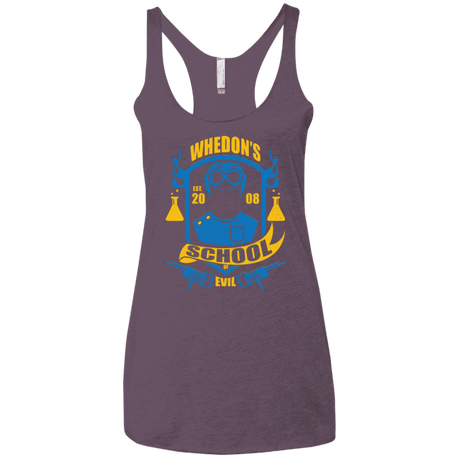 T-Shirts Vintage Purple / X-Small School of Evil Women's Triblend Racerback Tank