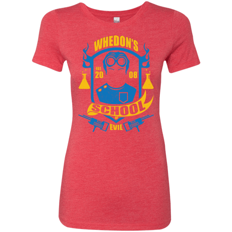 T-Shirts Vintage Red / Small School of Evil Women's Triblend T-Shirt