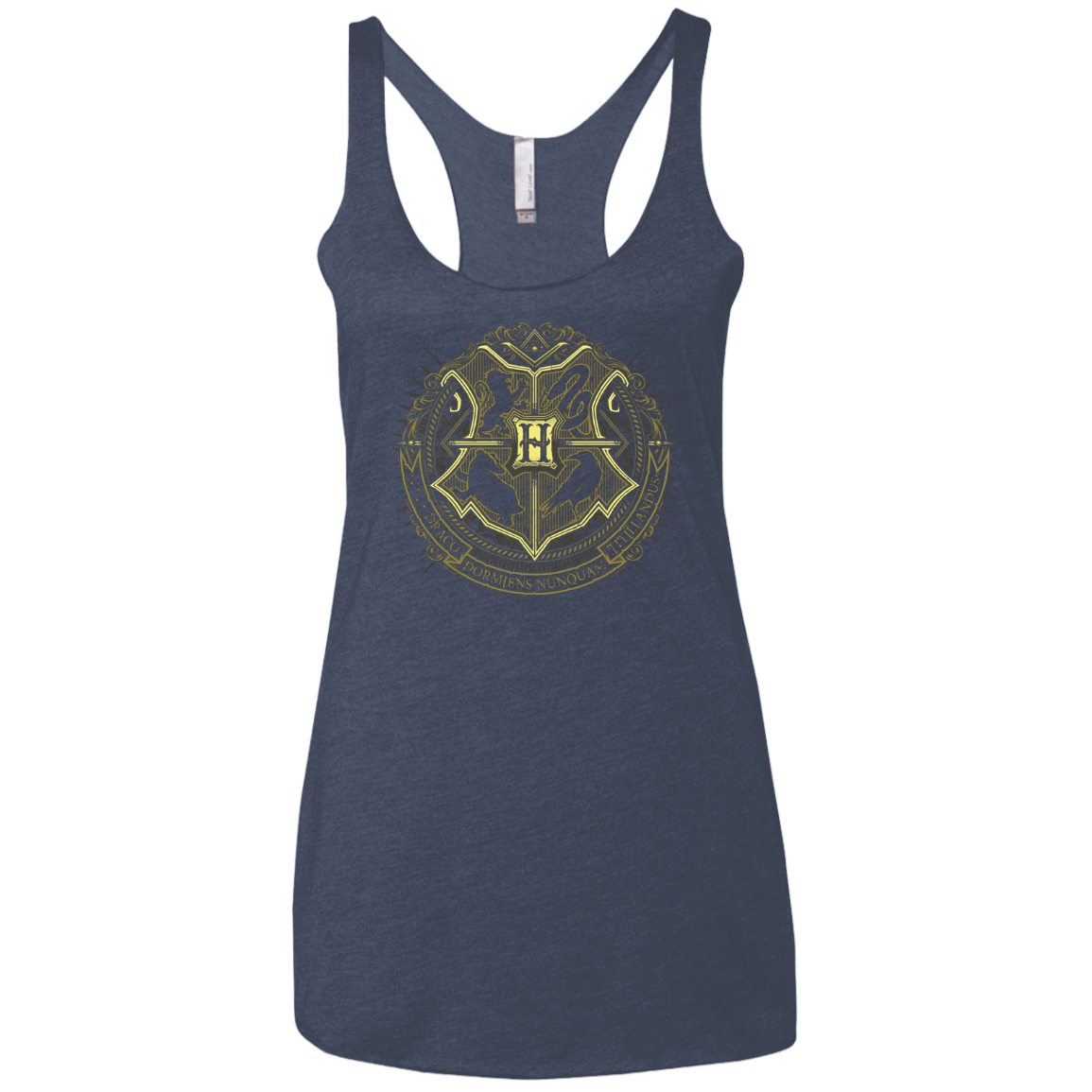 T-Shirts Vintage Navy / X-Small School of Magic Women's Triblend Racerback Tank