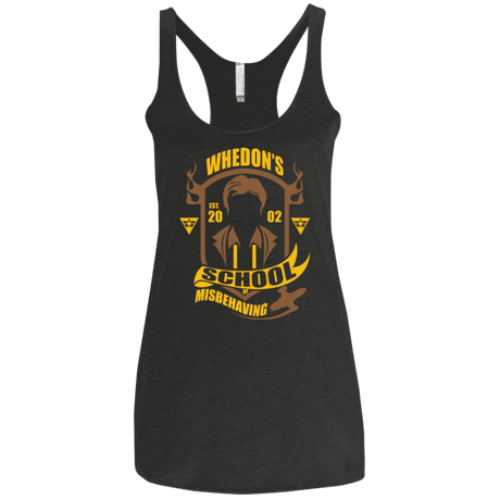 T-Shirts Vintage Black / X-Small School of Misbehaving Women's Triblend Racerback Tank