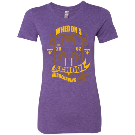 T-Shirts Purple Rush / Small School of Misbehaving Women's Triblend T-Shirt