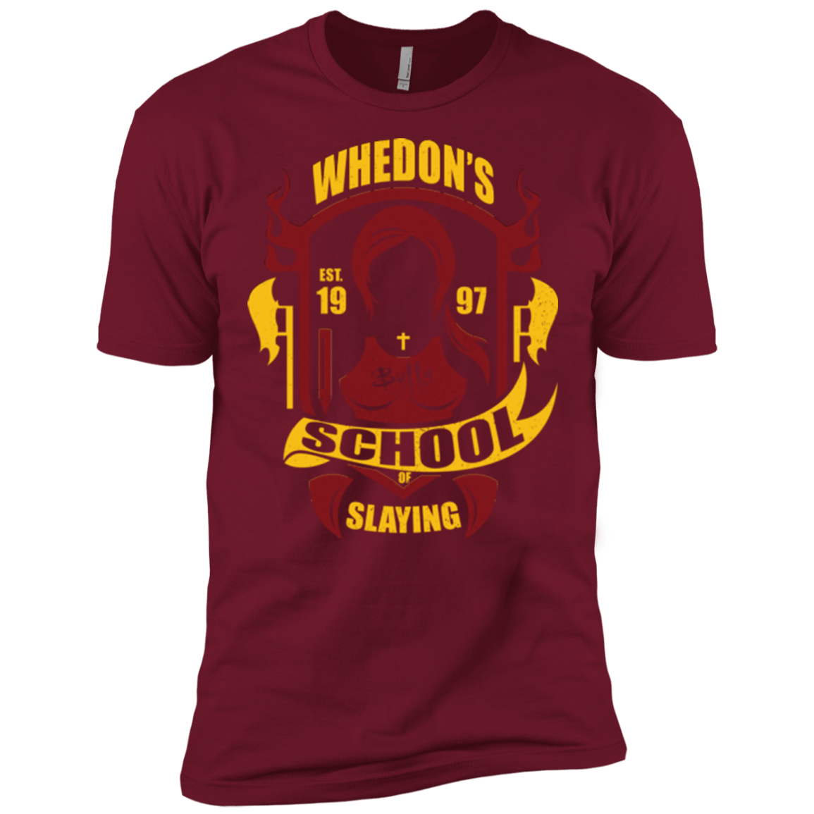 T-Shirts Cardinal / X-Small School of Slaying Men's Premium T-Shirt